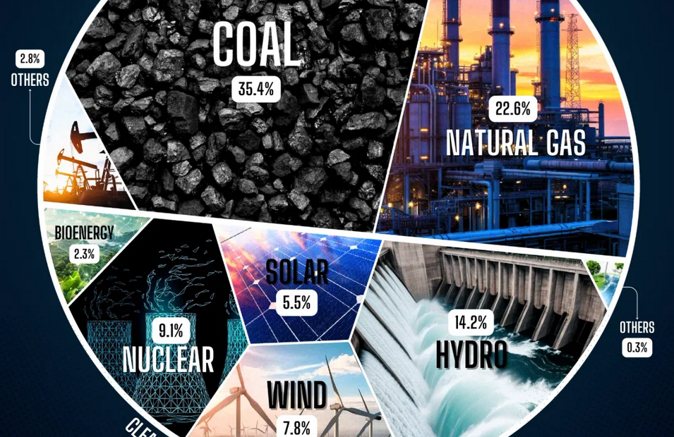 Produzione globale di elettricità. Il carbone svetta, ma le rinnovabili non si fermano