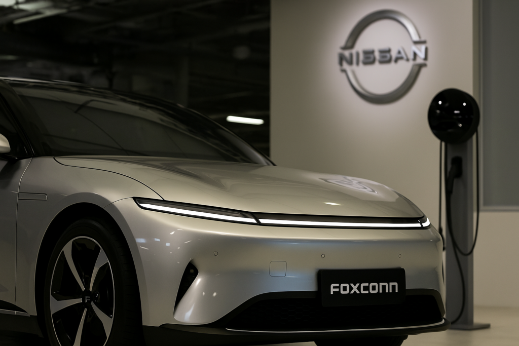 Foxconn accelera sull’elettrico: mira a una partnership strategica con Nissan per il futuro della mobilità