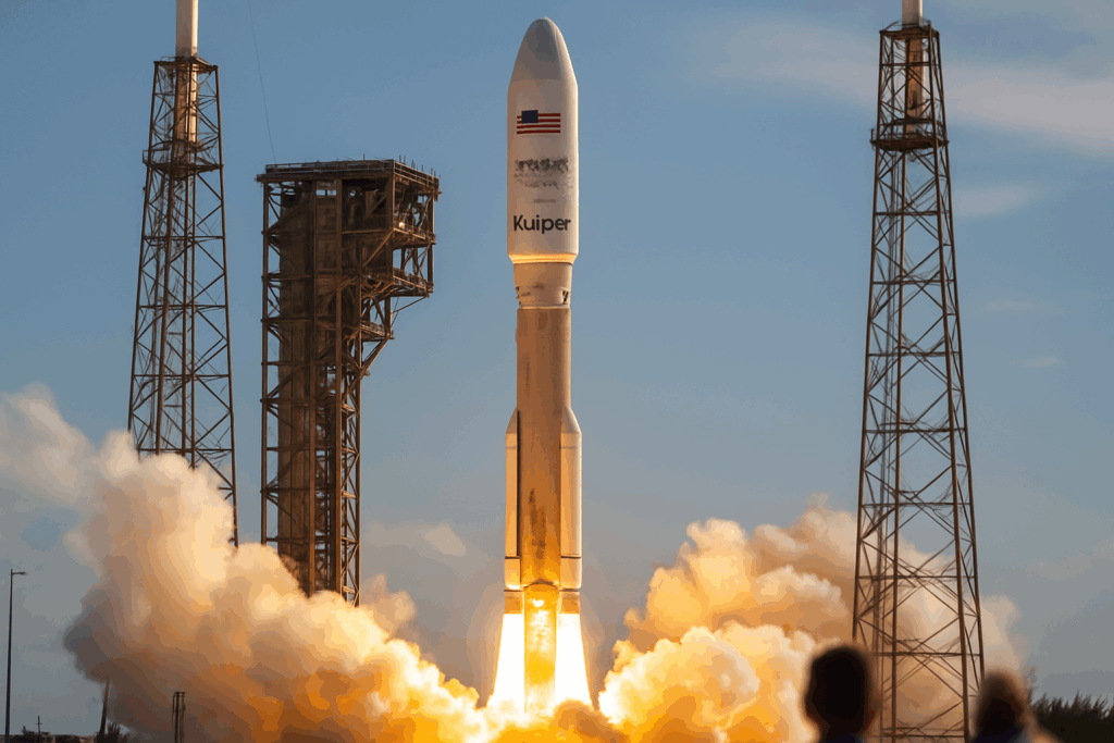 Amazon accelera nello spazio: lanciati i primi 27 satelliti di Project Kuiper. Sfida a Starlink
