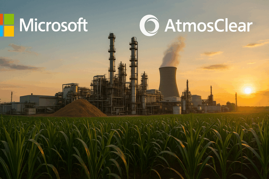 Microsoft lancia il più grande progetto al mondo di rimozione permanente del carbonio: Louisiana al centro dell’innovazione ambientale