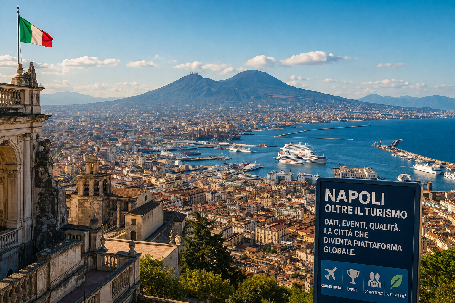 Napoli oltre il turismo: la città che diventa piattaforma globale
